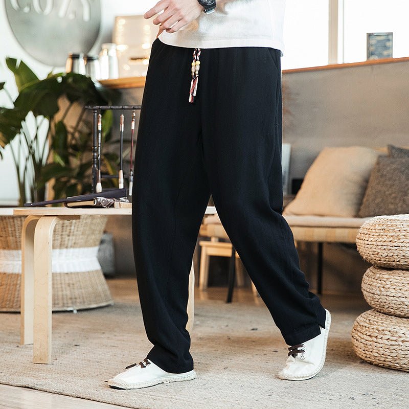Linen casual pants - householdessential