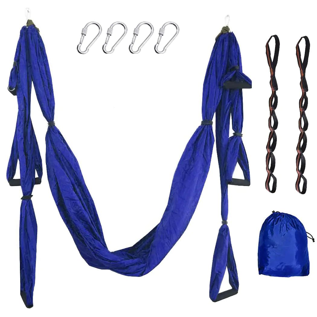 Premium Aerial Yoga Set: Anti-Gravity Hammock for Home Gym - householdessential