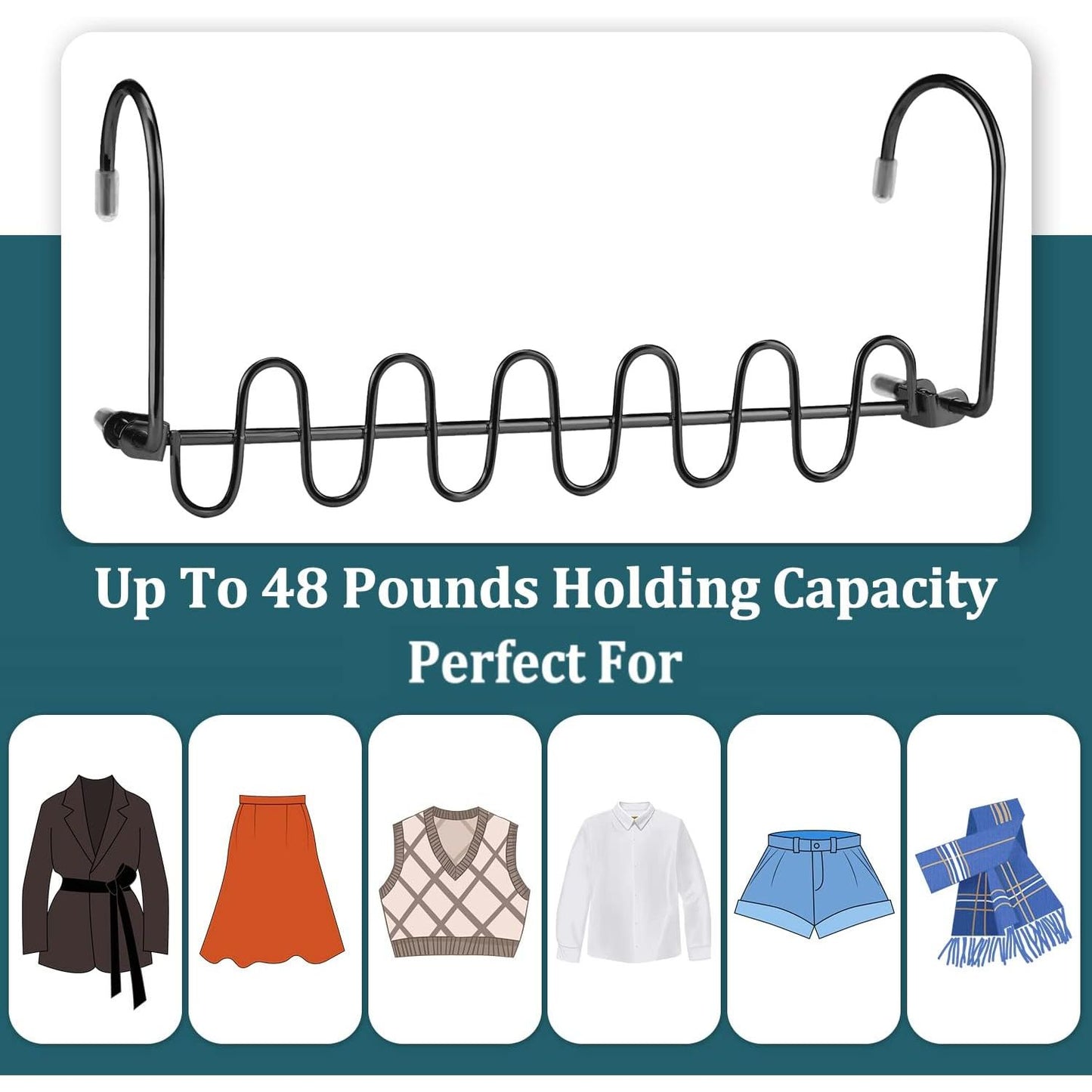 20 Pack Space Saving Hanger Organizers for Apartment Storage, Closet Organizer Solutions - householdessential