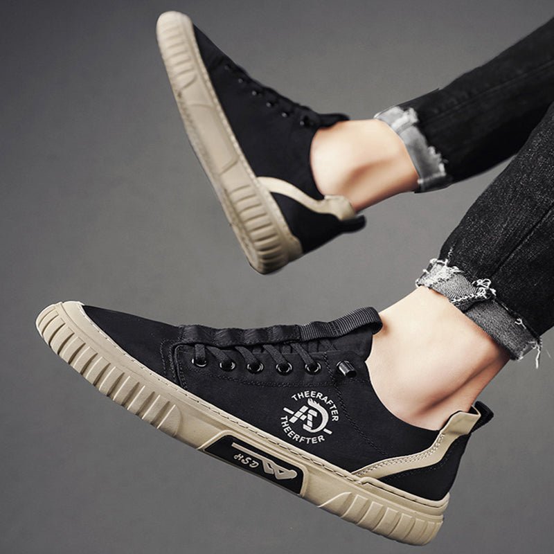 Men Sneakers Casual Walking Slip On Flats Shoes - householdessential