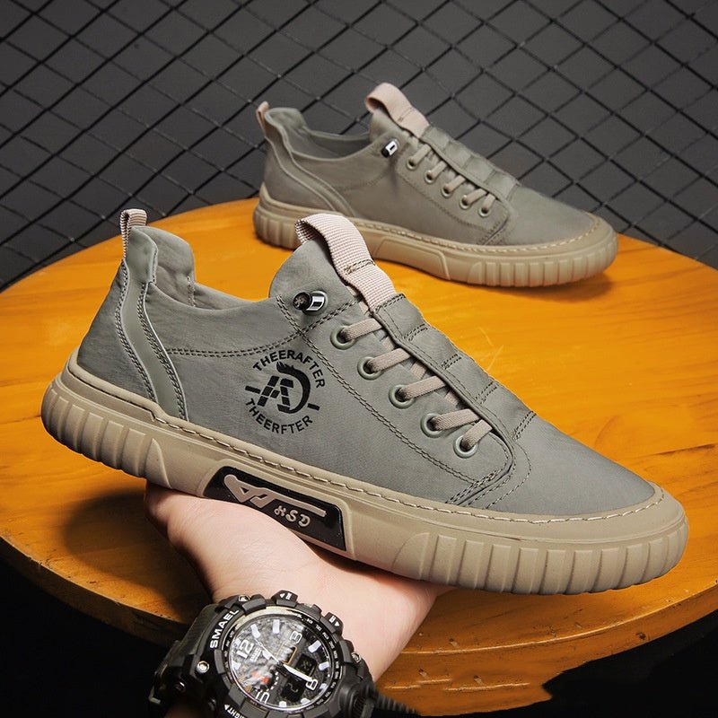 Men Sneakers Casual Walking Slip On Flats Shoes - householdessential