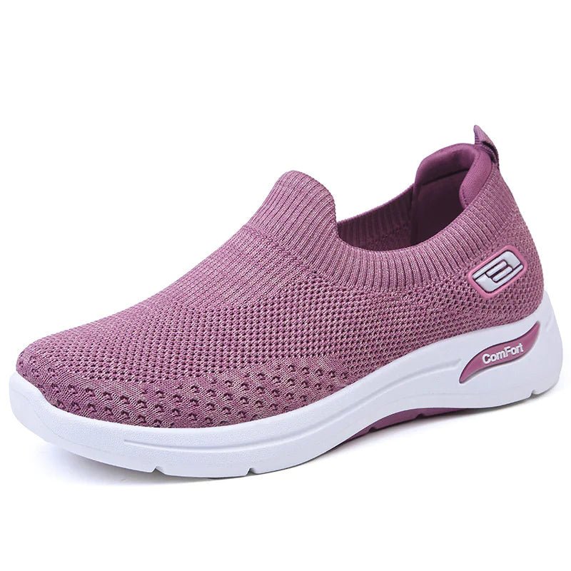 Breathable Slip - On Walking Shoes for Women - householdessential