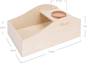 Hamster Sand Bath Dust Free Box - Wooden Critter'S Shower & Digging Sand Bathtub for Small Animals like Hamsters Mice Lemming or Gerbils (Medium-11.8-Inch L X 7.8-Inch W)