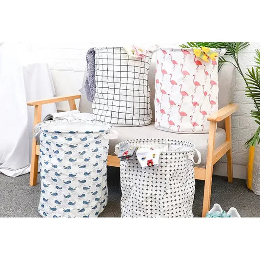 Household cloth dirty clothes basket - householdessential