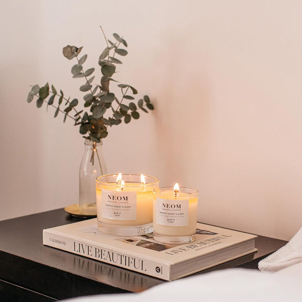 - Candle, 3 Wick | Lavender, Basil & Jasmine | Scented Candles for Home | Luxury Aromatherapy Candles | Essential Oil Candles | Calm & Relax | Signature Sleepy Scent