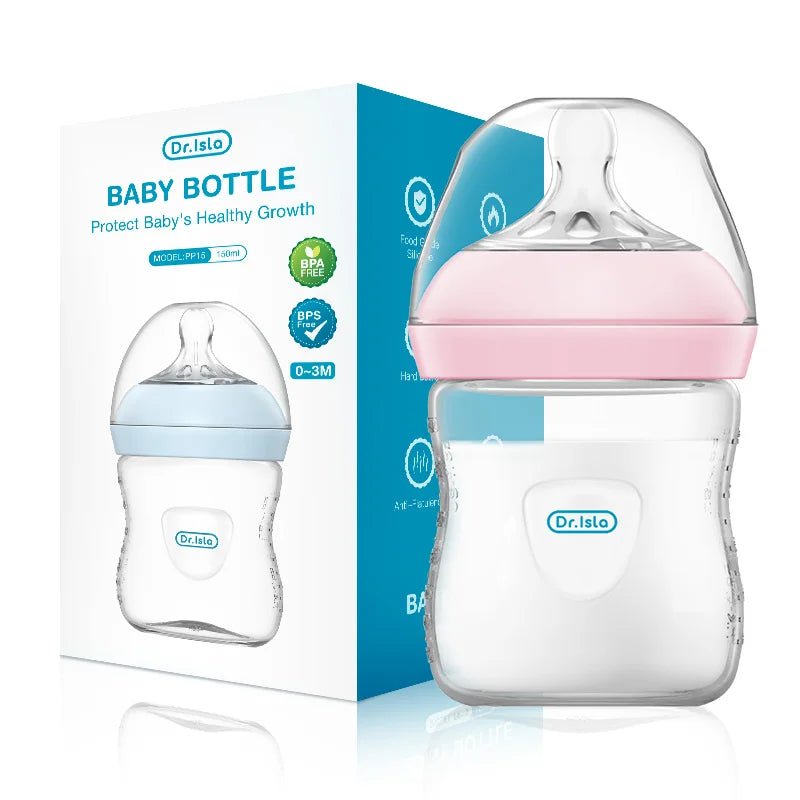 BPA Free Wide Mouth Baby Bottles Newborn Feeding Supplies - householdessential