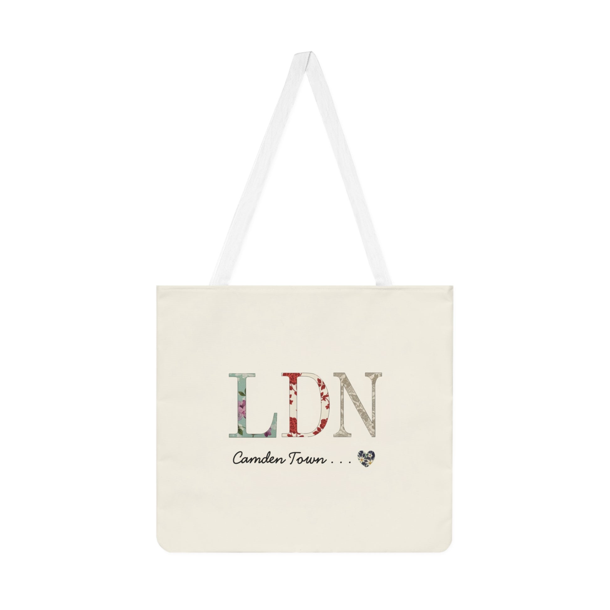 LDN Camden Town Floral Tote Bag — London Shoulder Tote - householdessential