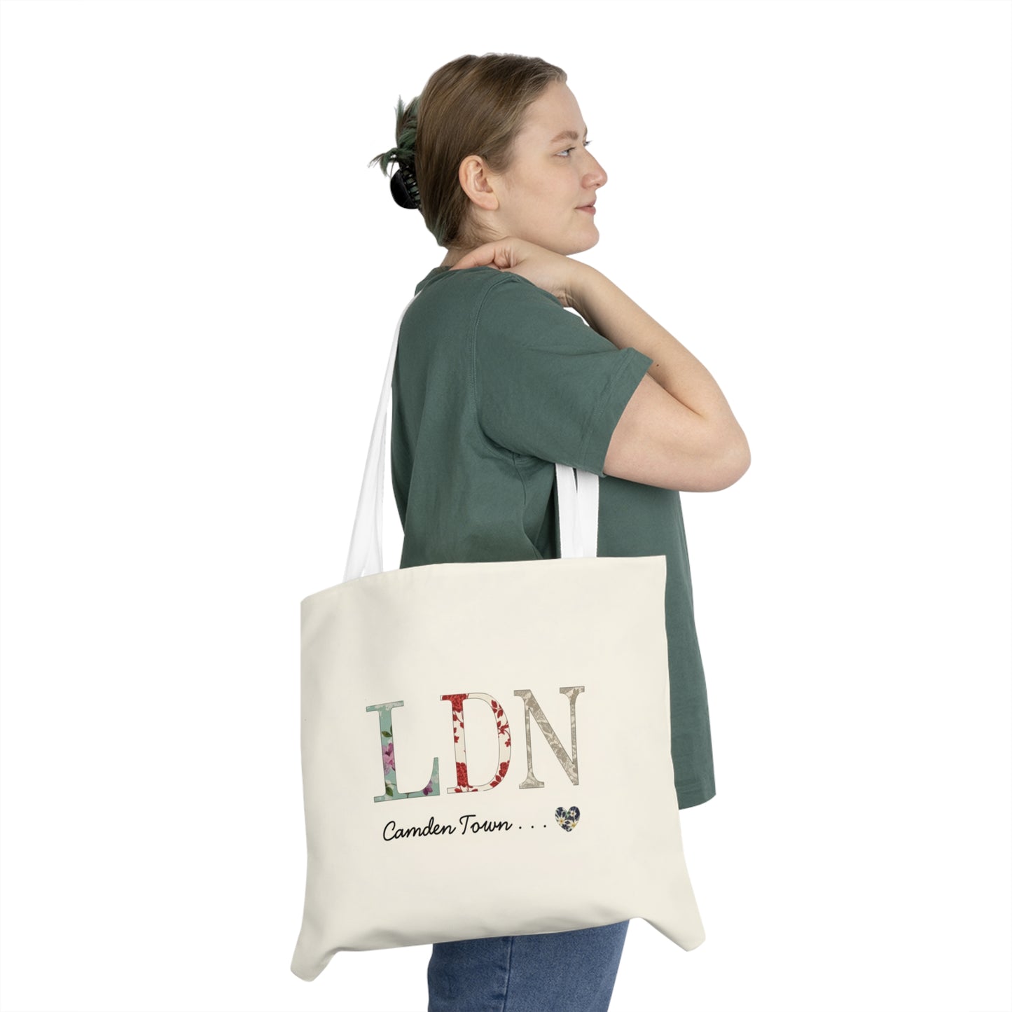 LDN Camden Town Floral Tote Bag — London Shoulder Tote - householdessential