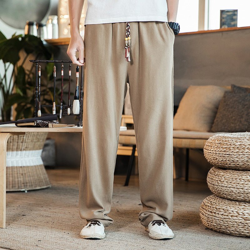 Linen casual pants - householdessential