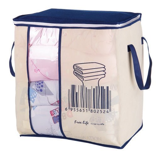 Non - Woven Under Bed Storage Box | Foldable Clothes & Quilt Organiser - householdessential