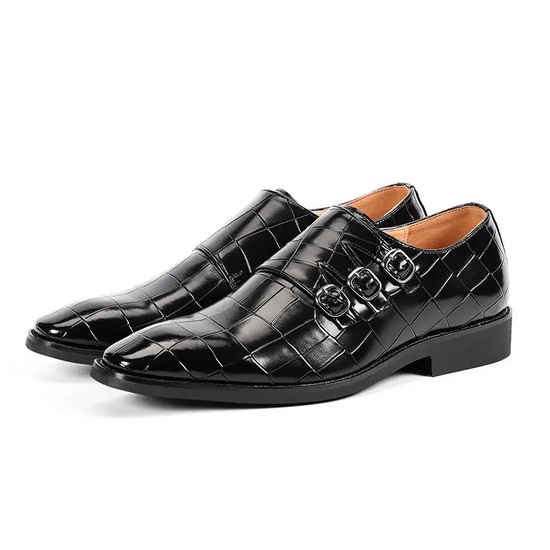 Breathable Plus Size Leather Shoes for Men - householdessential