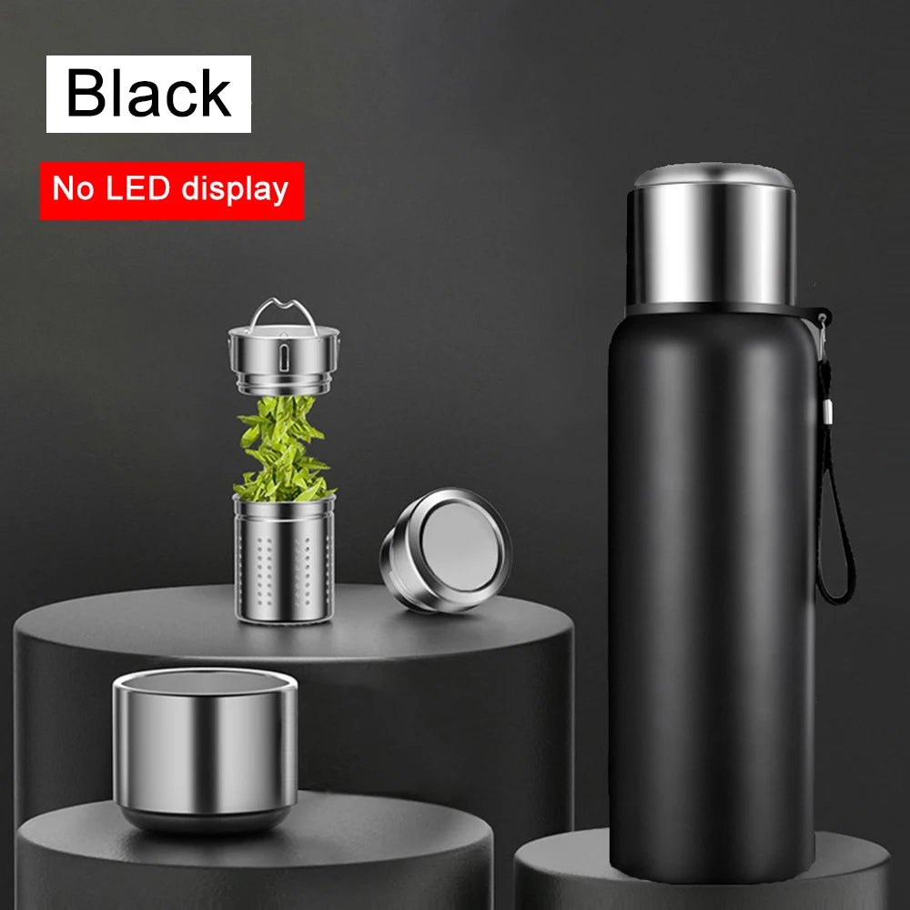 Smart LED Thermos Bottle Stainless Steel Vacuum Flask Outdoor Water Bottle - householdessential