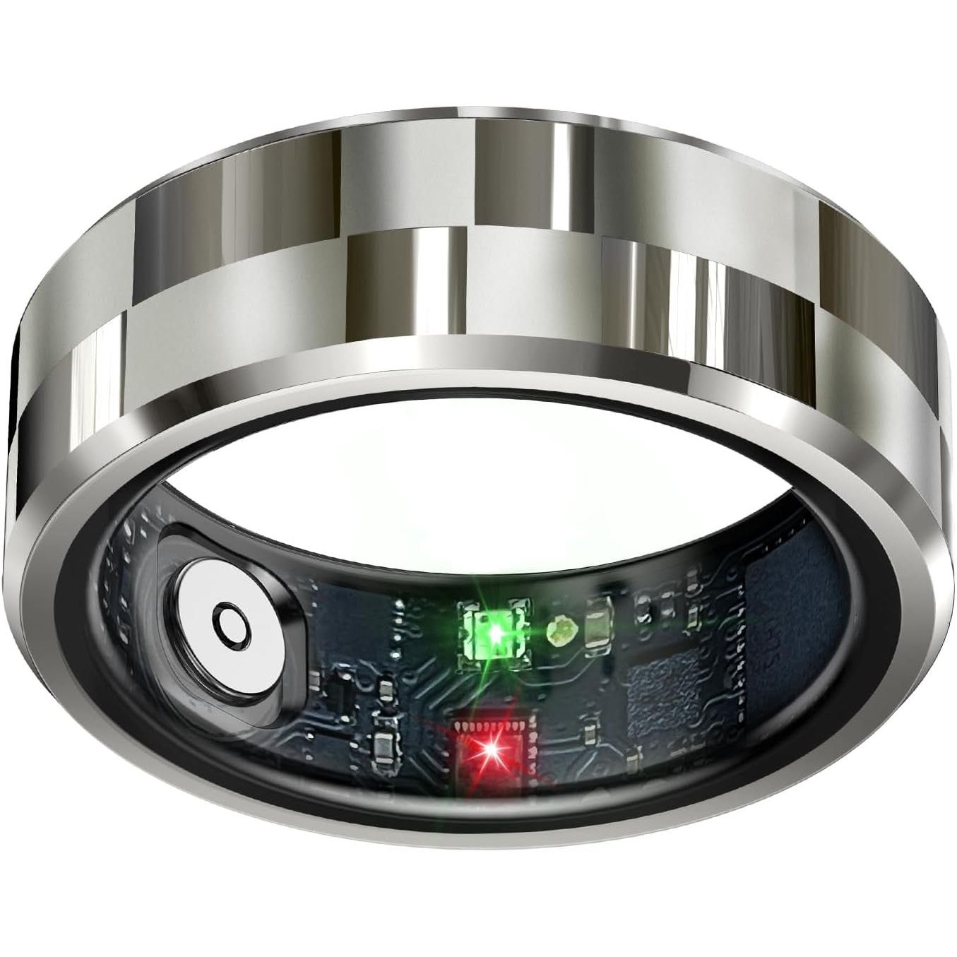 Waterproof Fitness Ring, Smart Ring Health Monitor with Heart Rate Tracker - householdessential