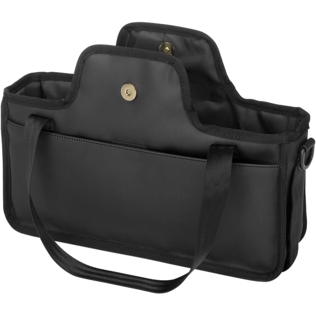 Wander Stroller Caddy, Perfect for Organization, Multiple Carry Positions, Fits Most Strollers, Black - householdessential