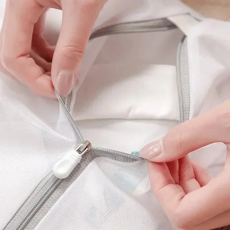 Mesh Laundry Bags Set, Polyester Washing Bags, Bra Bag Protector - householdessential