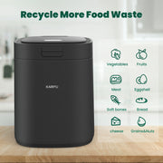 [US Direct]  Ecostar S1 Smart Kitchen Waste Composter Eco-Friendly Electric Kitchen Compost Bin Sustainable Indoor Countertop Food Cycler