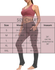 Yoga Pants for Women High Waisted Tummy Contro Butt Lifting Stretch Yoga Leggings with Pockets, Navy Blue, M