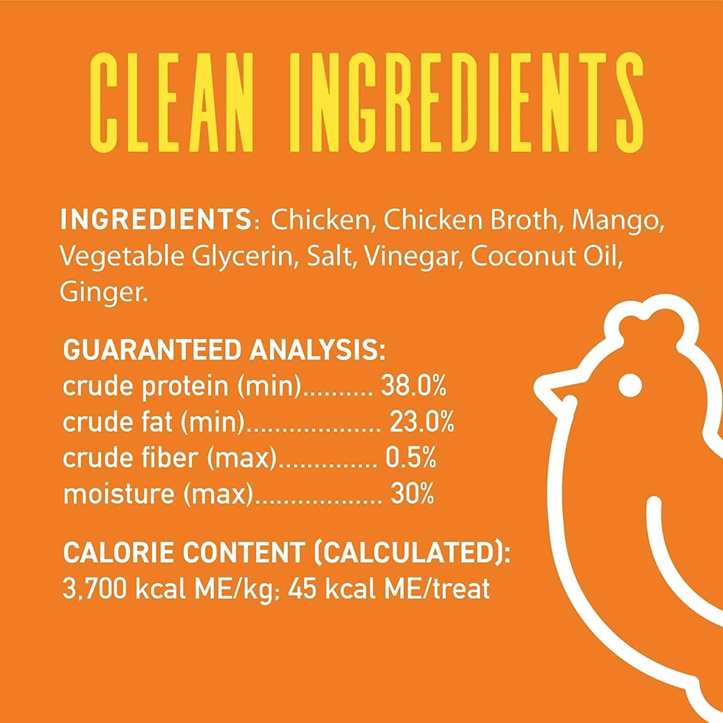 Vitality Chicken & Mango Jerky - Meaty Dog Treats for Overall Health - 12 Oz - householdessential