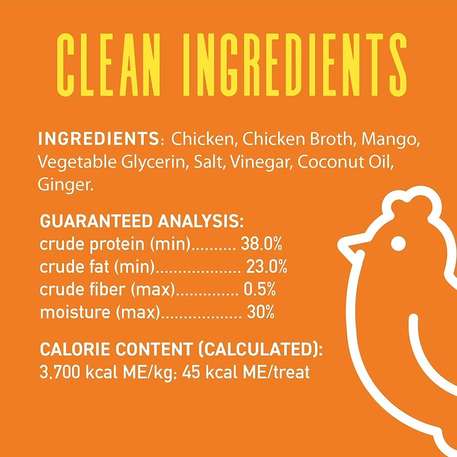 Vitality Chicken & Mango Jerky - Meaty Dog Treats for Overall Health - 12 Oz - householdessential