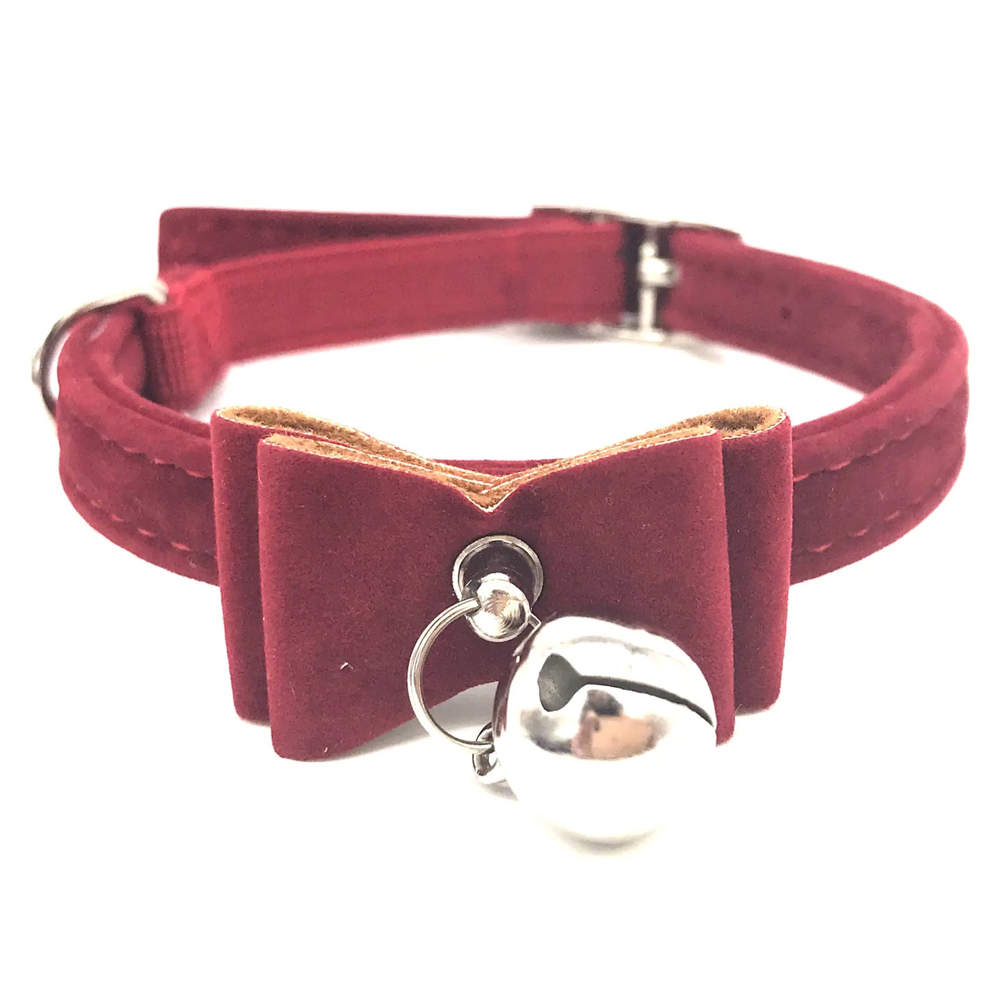 Pet Collar with Bell and Bow for Cats - householdessential