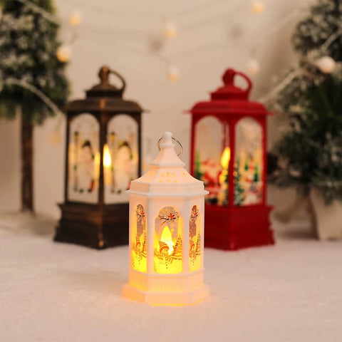 Christmas Lantern Light Merry Christmas Decorations for Home 2025 Navidad Christmas Tree Ornaments Xmas Gifts New Year 2026