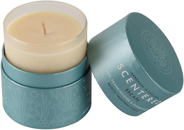Escape Large Scented Candles Gifts for Women - Aromatherapy Candle with Clove, Oud, Cedarwood Essential Oil - Mindfulness Meditation Accessories - Highly Scented Candles Long Burning