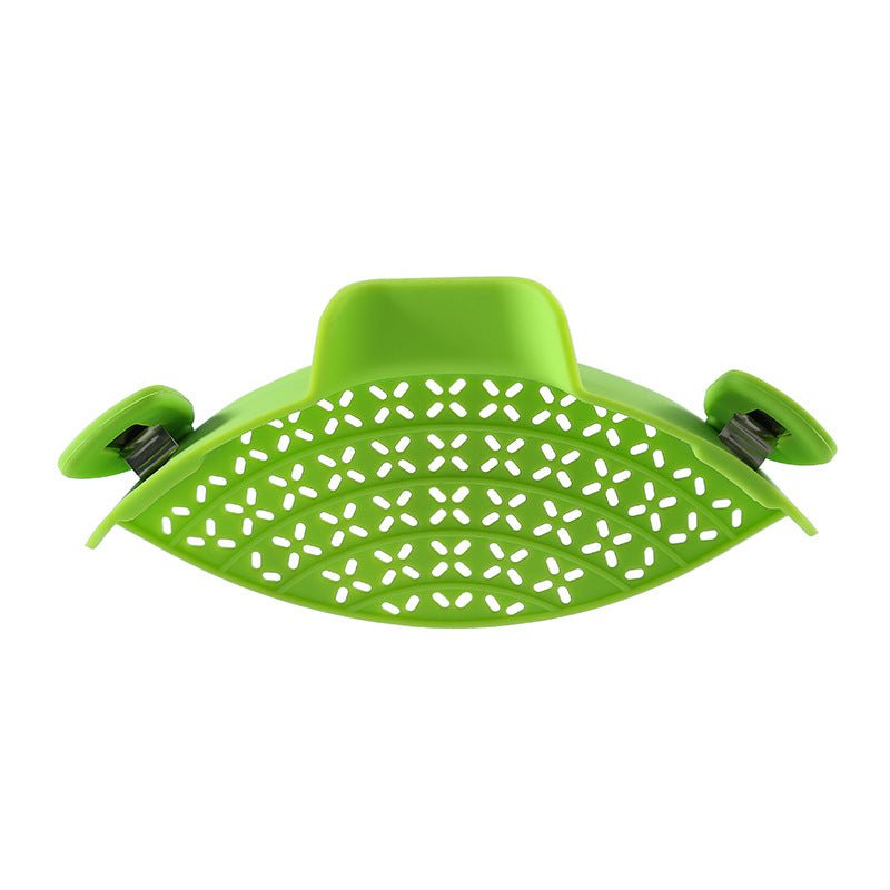 Kitchen Gadgets Silicone Pot Side Drain Stopper - householdessential