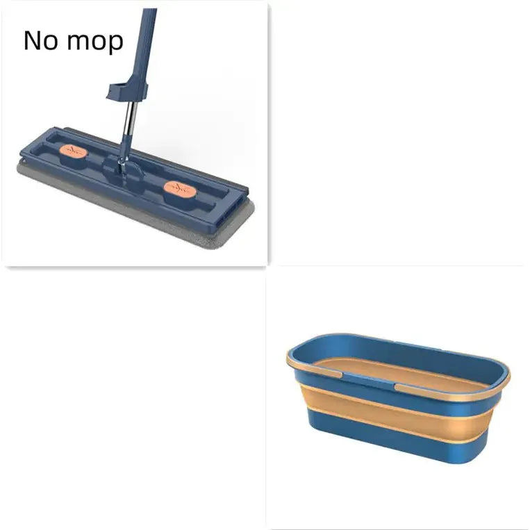 Double Handle Household Mop Bucket for Cleaning - householdessential