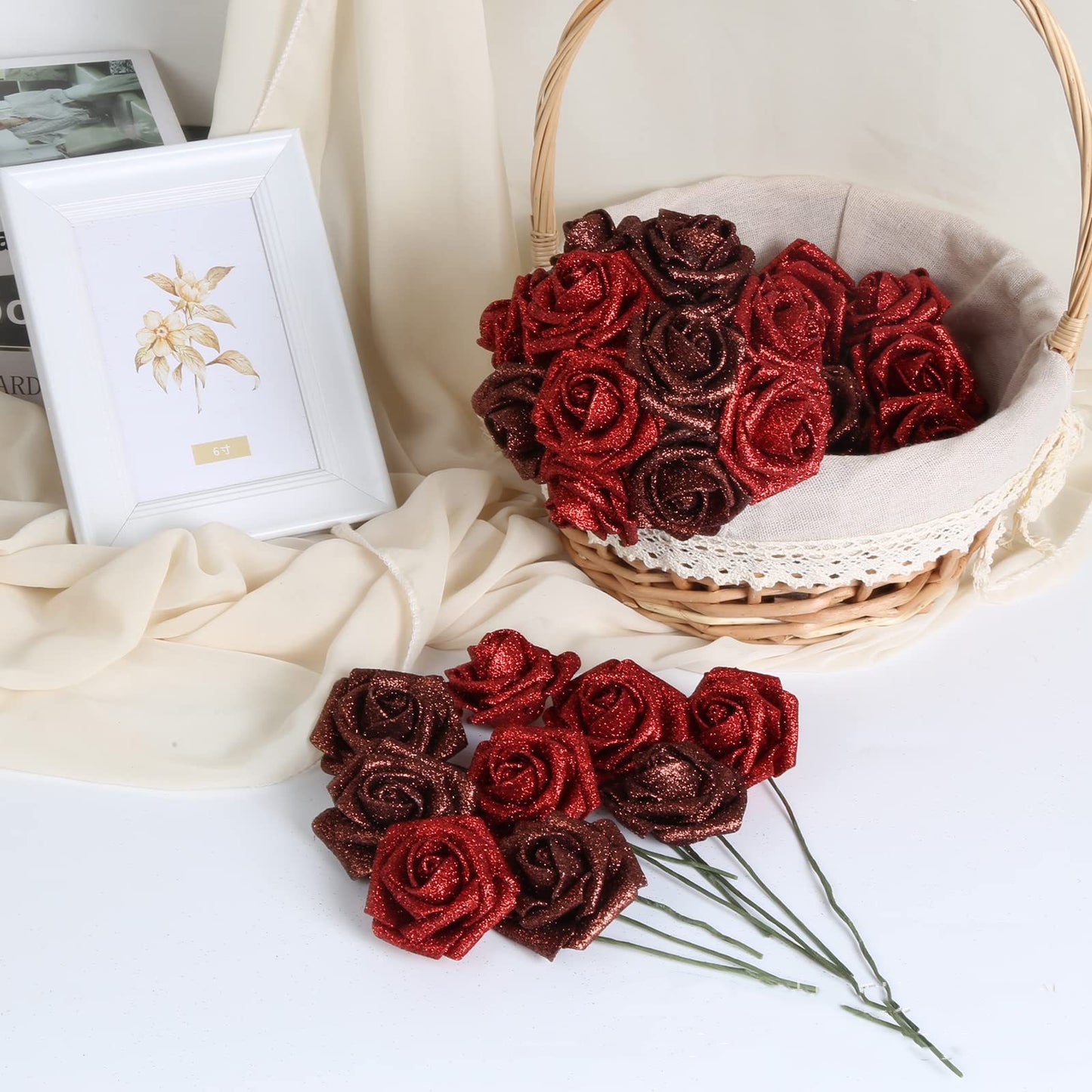 Personalized Valentine's Day Bridal Bouquet Preserved Fresh Flower - householdessential