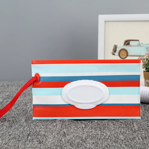 New Portable Baby Wipes Box Eco-Friendly Reusable Organizer anti Dust Storage Box for Baby Kids Clamshell Snap Wipe Container