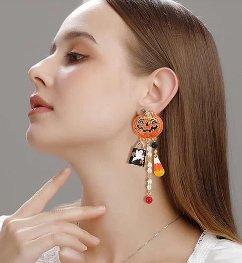 Gold Statement Earrings - Silver, Big, Chunky, Geometric Rectangle, Large, Thick - 12 Colorful Options