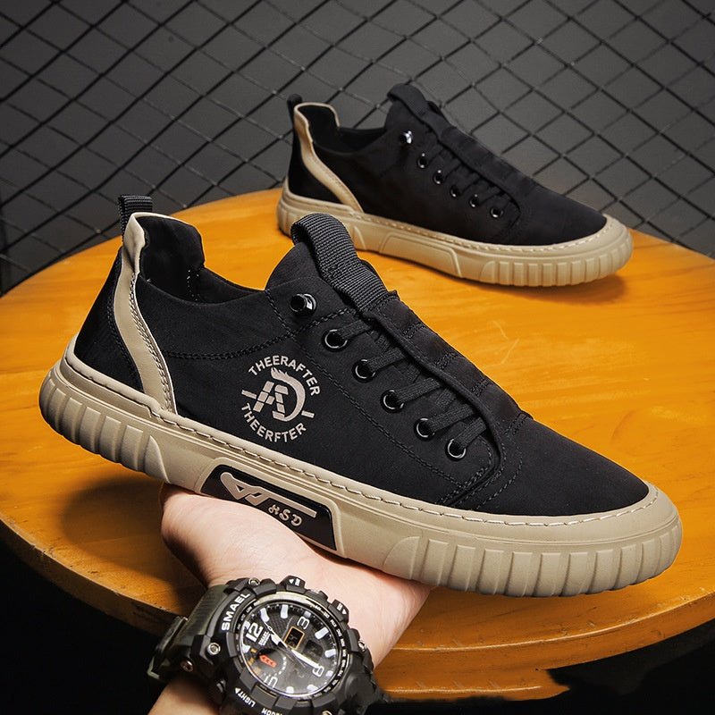 Men Sneakers Casual Walking Slip On Flats Shoes - householdessential
