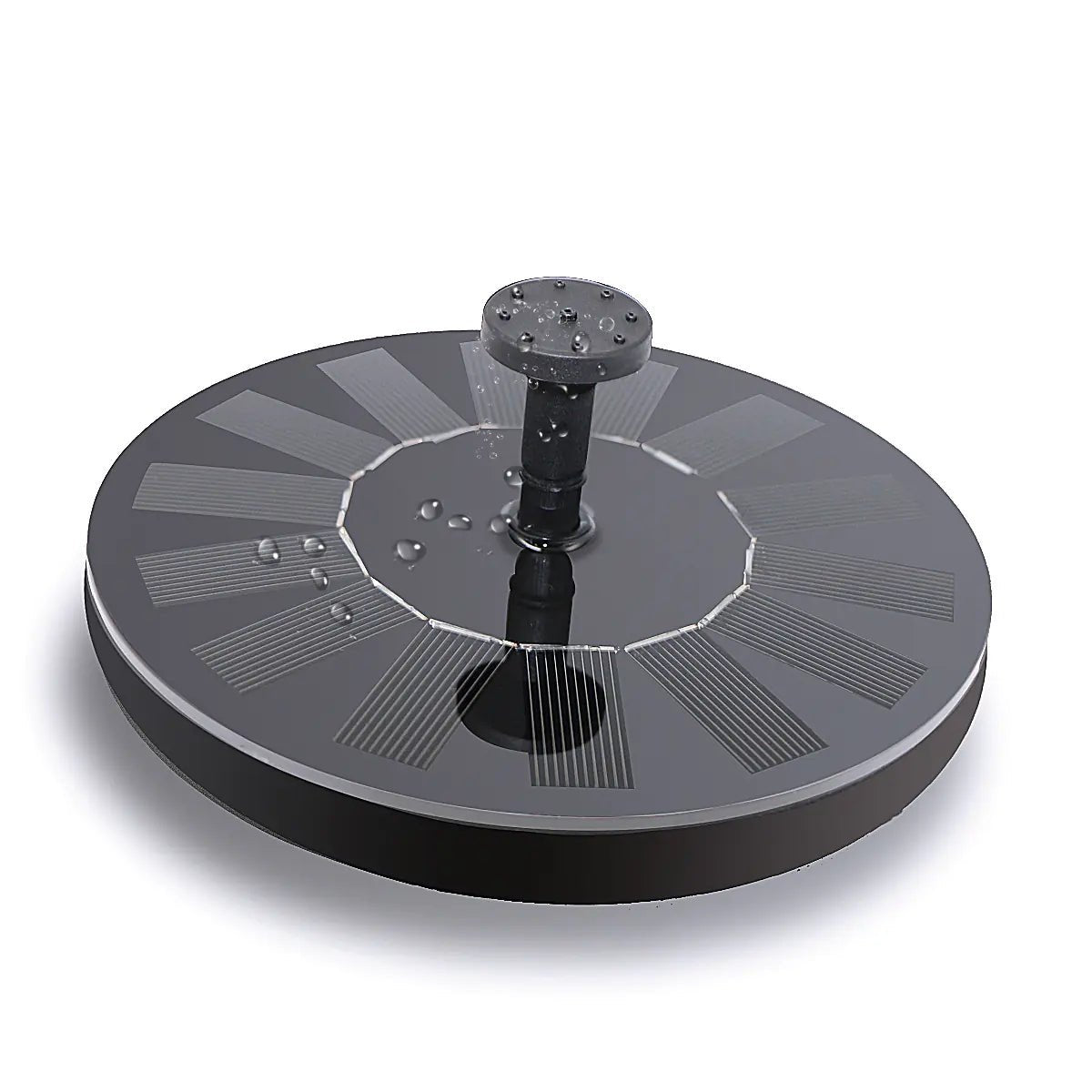 Miniature Solar Fountain Pump with Bird Feeder for Garden - householdessential