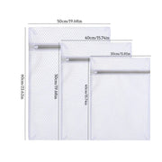 3Pcs Zipper Mesh Laundry Bags, Polyester Laundry Bags, Fine Mesh Laundry Baskets, Washing Machine Laundry Bags, Bra Bags