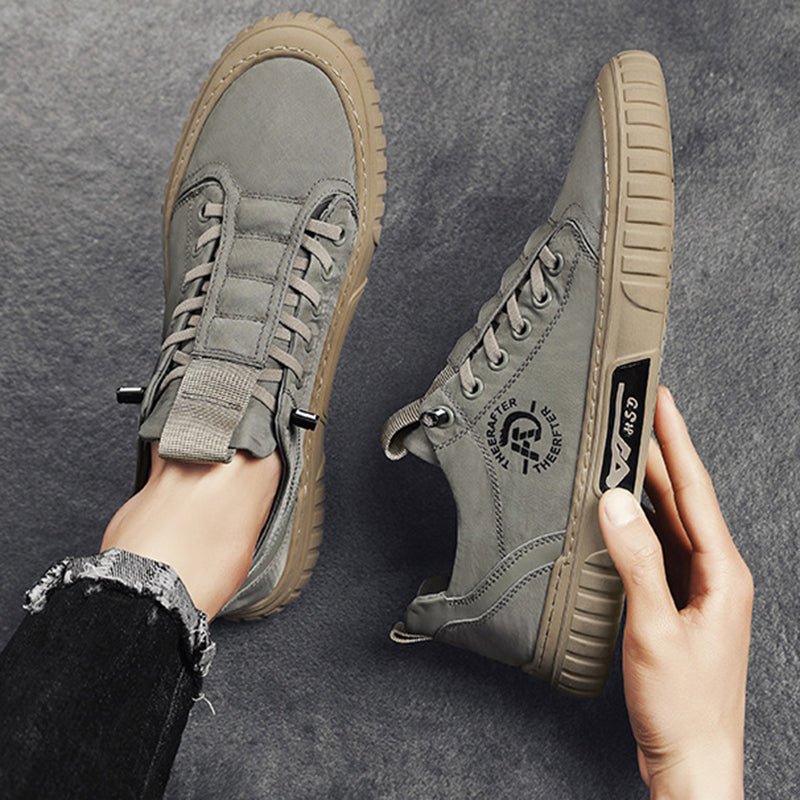 Men Sneakers Casual Walking Slip On Flats Shoes - householdessential