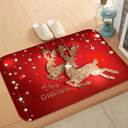 Christmas Door Mat Santa Claus Carpet Marry Christmas Decorations for Home 2024 Xmas Ornament Navidad Natal Gifts New Year 2025