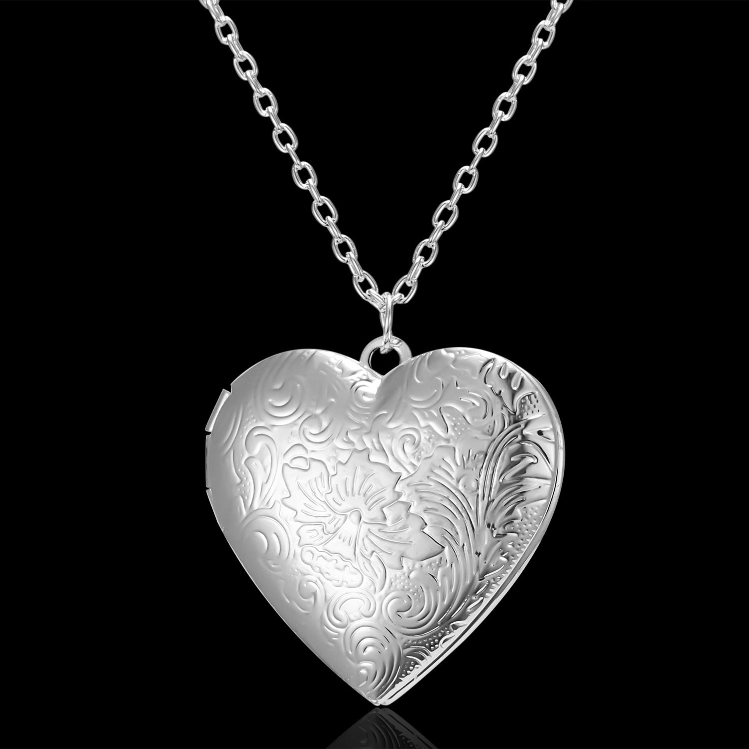 Heart-shaped Photo Necklace Personalized Gift Jewellery - householdessential