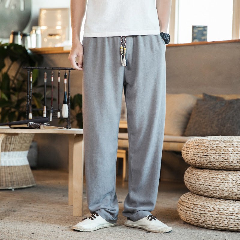 Linen casual pants - householdessential