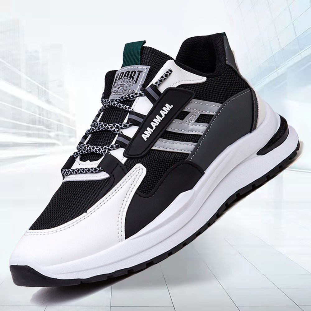 Men Sneakers White Sports Shoes Running Walking - householdessential