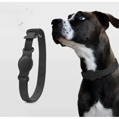 Dogs And Cats Pet Collar Chain Leather Cover - householdessential