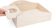 Hamster Sand Bath Dust Free Box - Wooden Critter'S Shower & Digging Sand Bathtub for Small Animals like Hamsters Mice Lemming or Gerbils (Medium-11.8-Inch L X 7.8-Inch W)