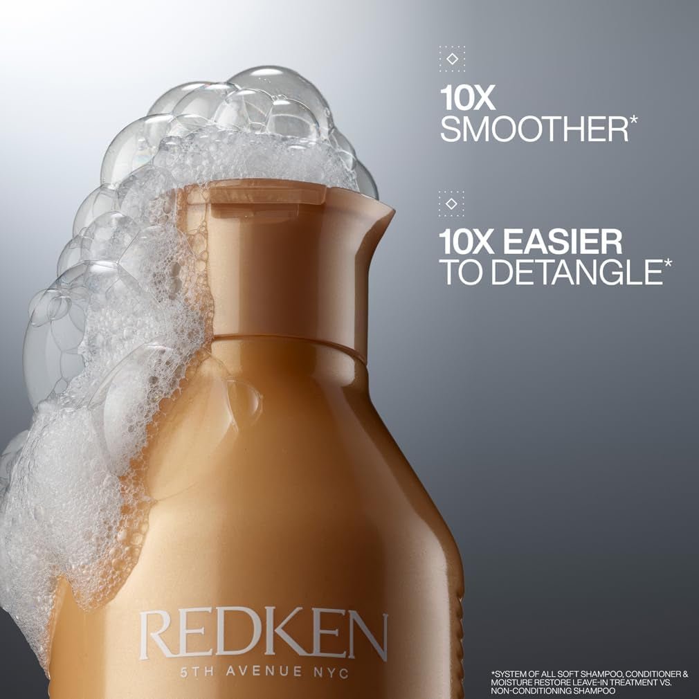 Shampoo, for Dry Hair, Argan Oil, Intense Softness and Shine, All Soft - householdessential