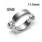 Parrot Foot Rings Metal Pet Bird Leg Rings Outdoor Fly Training Activity Anti-Lost Opening Clip Leash Accessories 0.45 to 1.15CM