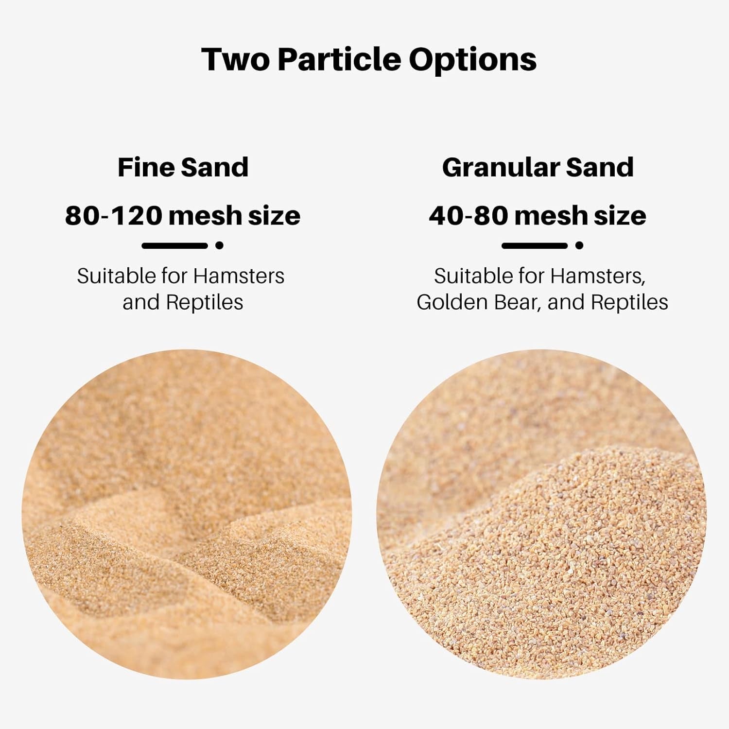 Bath Sand for Hamster Pets Dust Free Desert Sand Small Animals Bathing Sand 3.3Lb/1.5Kg (Fine Sand) - householdessential