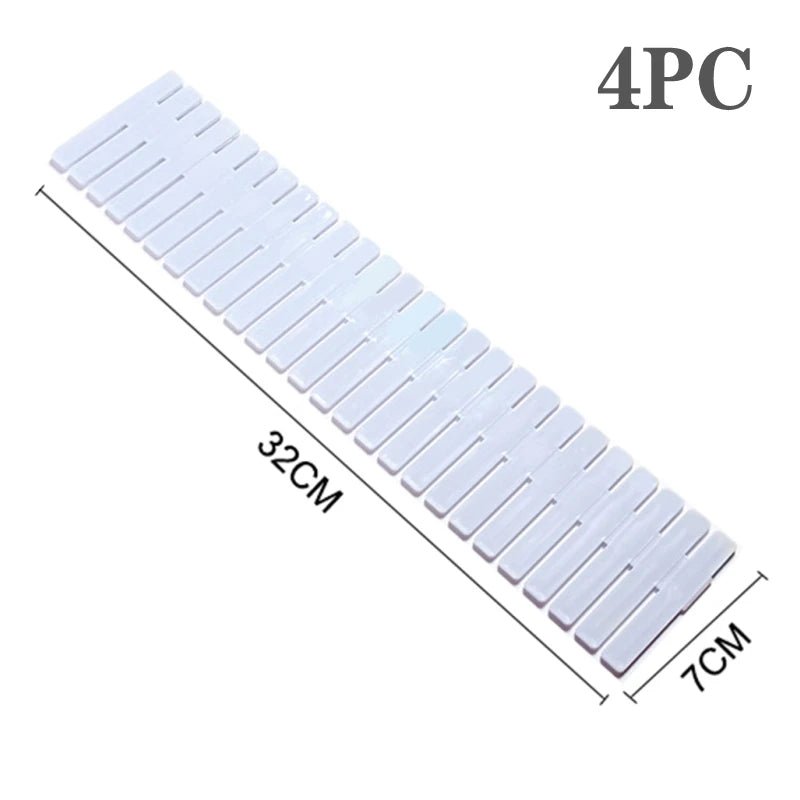 Adjustable Drawer Organizer Divider for Household Storage Cabinet with Partition - householdessential