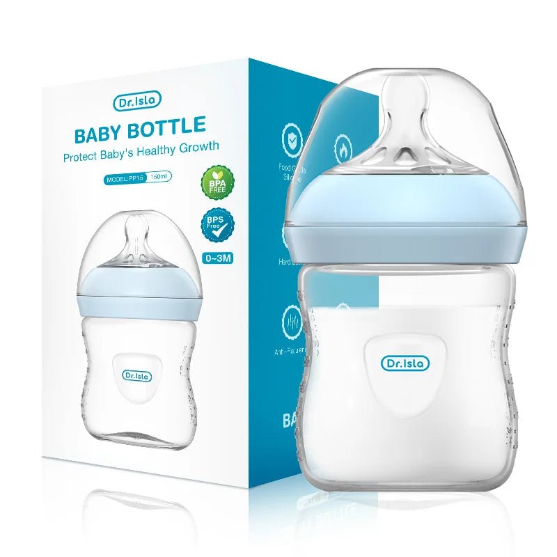 BPA Free Wide Mouth Baby Bottles Newborn Feeding Supplies - householdessential
