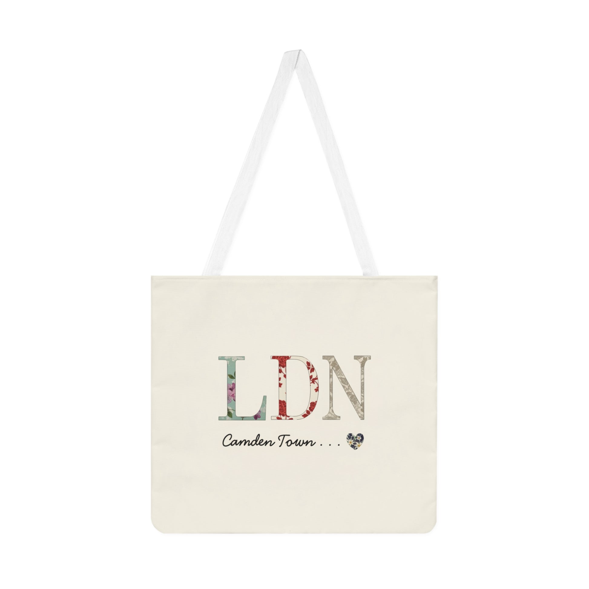 LDN Camden Town Floral Tote Bag — London Shoulder Tote - householdessential