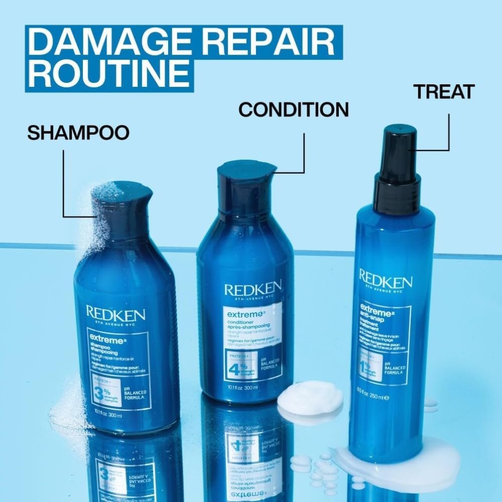 Conditioner, for Damaged Hair, Protein, Strength Repair, Extreme - householdessential
