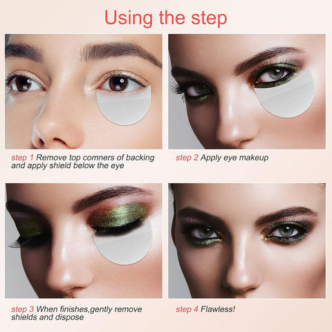 240Pcs Eyeshadow Stencils,Professional Eyeshadow Shield for Eyelash Extensions,Lip Make up ,Prevent Make up Residue