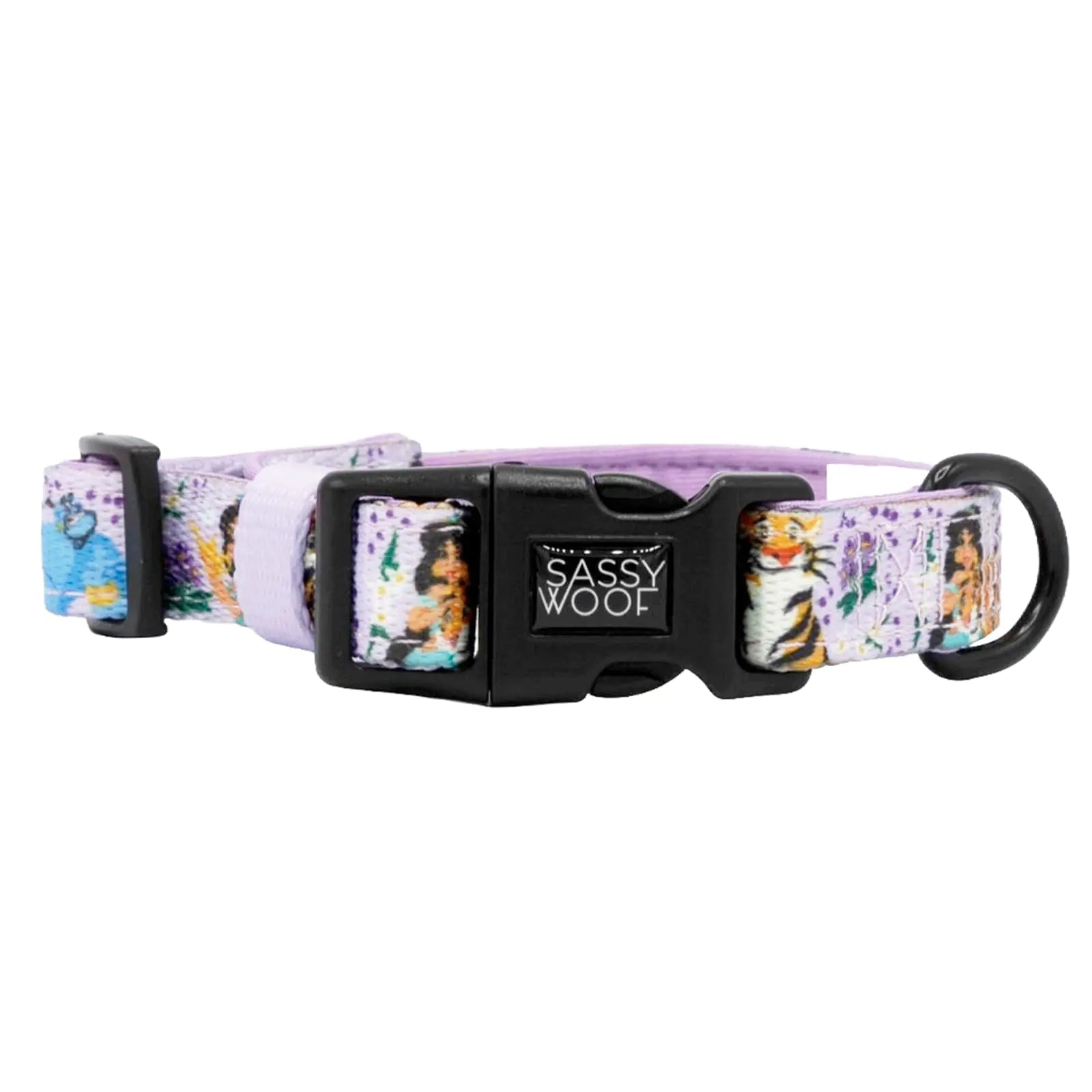Jasmine Aladdin Pet Collar - Sassy Woof Disney Princess Dog Accessories L - householdessential